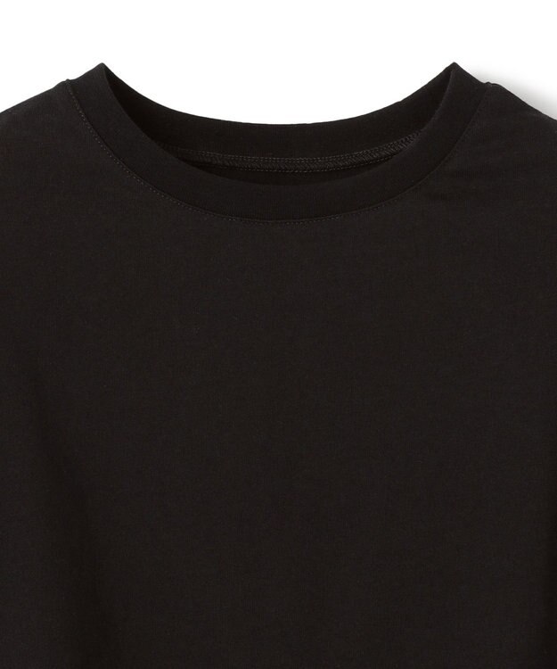 UNFILO 【110-150cm】アソート コンビTシャツ ブラック[袖チュール]