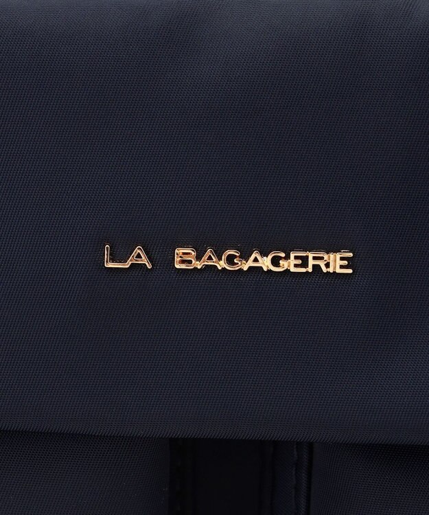 LA BAGAGERIE ダブルフロントポケット2WAYショルダー ネイビー