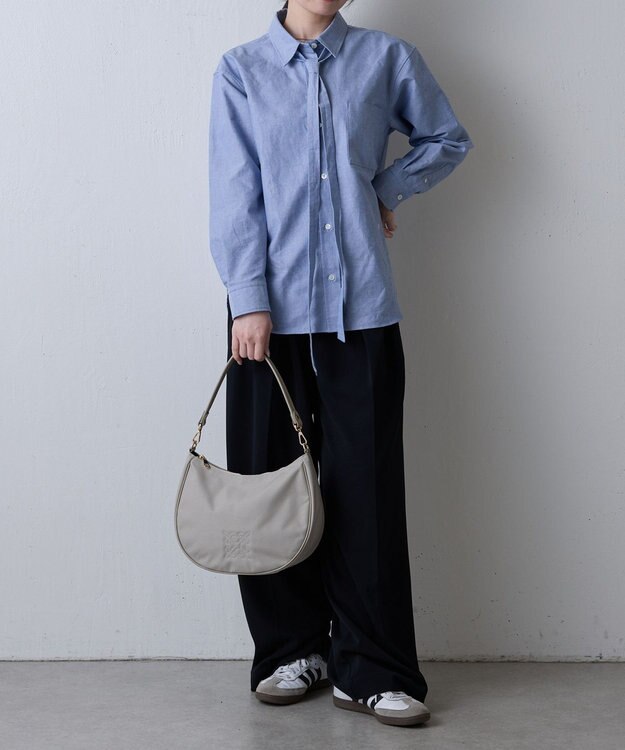 russet ＜360g/撥水性あり＞ コーデュラナイロン2wayショルダーバッグ(CE-1537) L.Greige