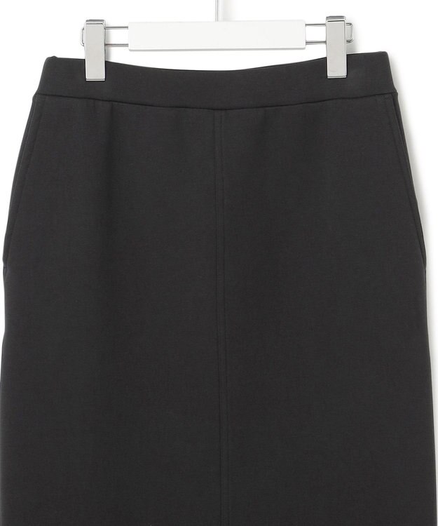 23区 【洗える】コンフォートダンボールジャージー スカート ブラック系