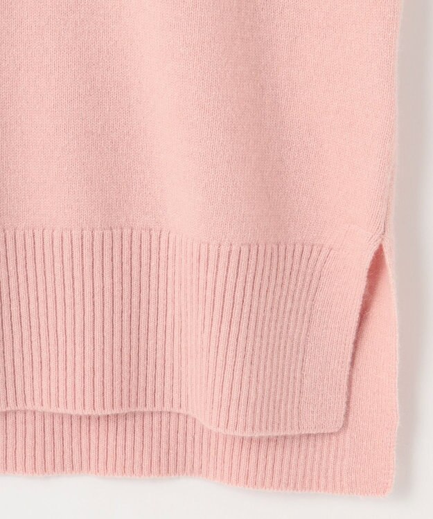 J.PRESS LADIES 【洗える】WOOL BLEND AIR ハイネック ニット ピンク系