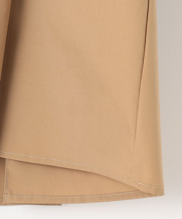 #Newans 【ANSWER for 骨格ストレート】タックデザインスキッパーネックシャツ キャメル系