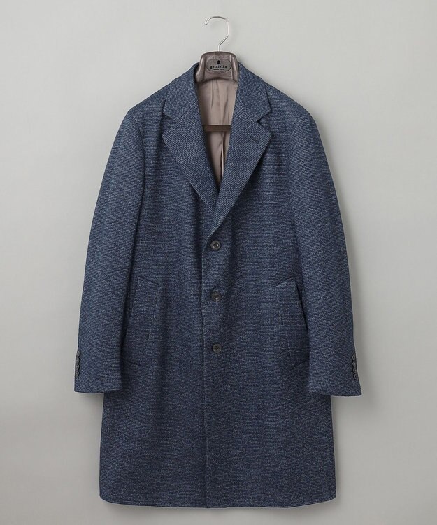 GOTAIRIKU 【AIRY MOVE】Ｔ/Ｗジャージーリラックスチェスター コート ネイビー系8