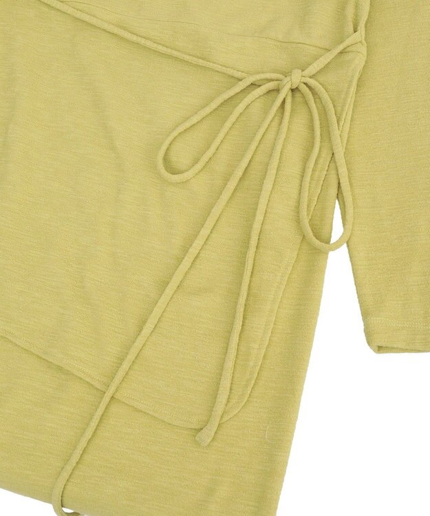 CRAFT STANDARD BOUTIQUE ラップ風デザインワンピース Lime Green