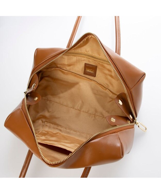 UNBILLION カカトゥ kakatoo / キューブボストンバッグ ブラウン