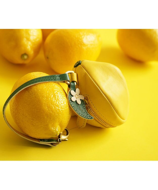 genten フルーツマーケット 立体チャーム「レモン」 キイロ
