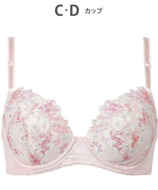 Wing 【ナチュラルアップブラ】 AA~Gカップ展開 ふっくら自然なまるみでバストアップ KB2060 ウイング／ワコール ラズベリー