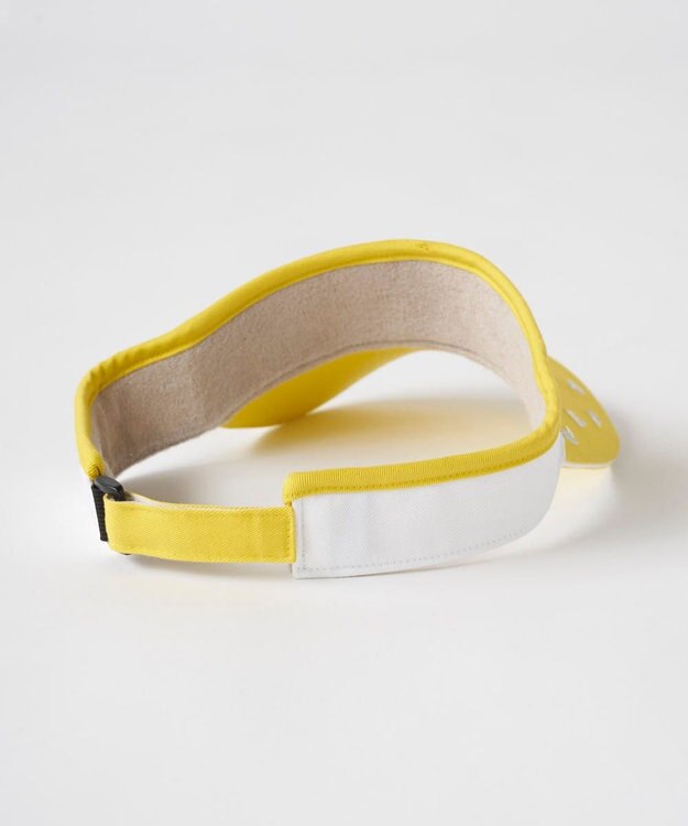 FILA GOLF／marie claire 【FILA GOLF】 総柄サンバイザー イエロー