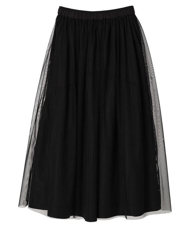 CRAFT STANDARD BOUTIQUE リバーシブルチュールスカート Black