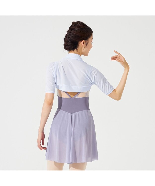 Chacott スカート付レオタード ヴァイオレット