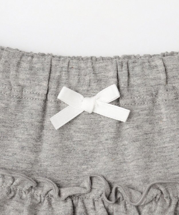 組曲 KIDS 【90㎝】フリルブルマー グレー