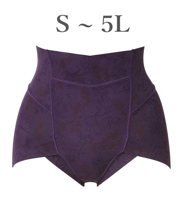 BRADELIS New York 【Yukine inc. 】ゆきねえモアソフト快適ショーツ25 接触冷感 補整 補正下着 深め ハイウエスト リリーアメジスト