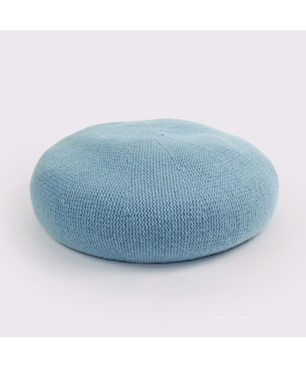 ATRENA 【日本製】カシミヤ混ベーシックベレー ブルーグレー