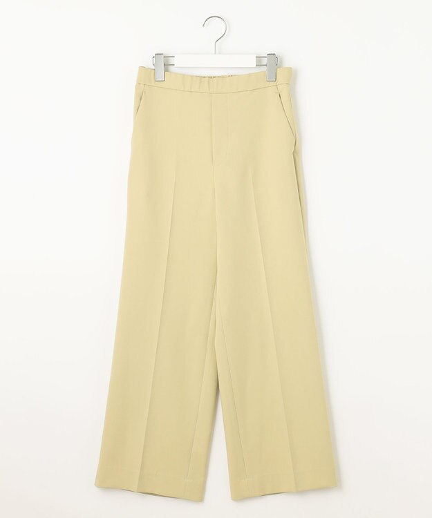 UNFILO L イージーパンツ ストレート ライトイエロー系