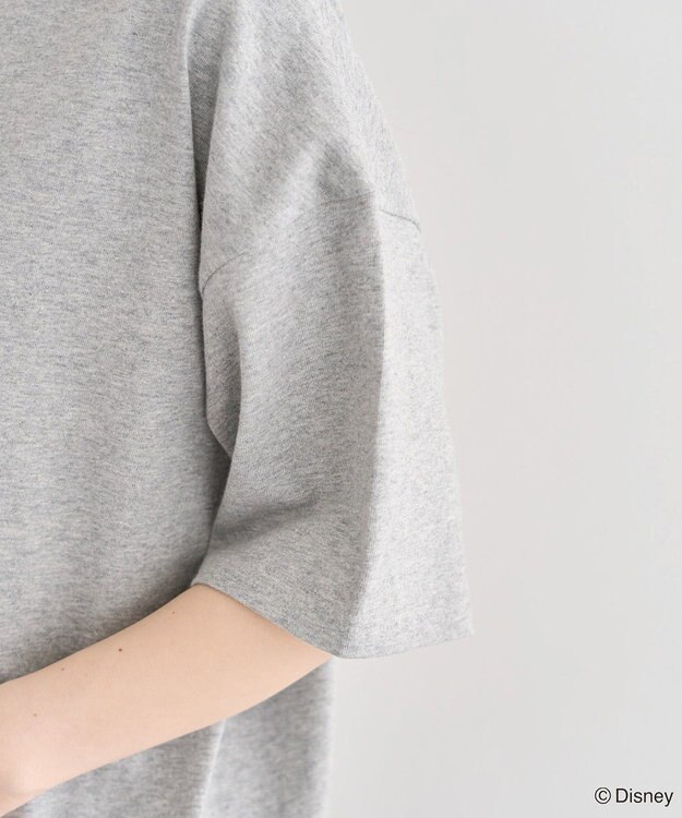 Green Parks シュガーラッシュ　／　クロスステッチ刺繡半袖ＴＥＥ Gray Mixture