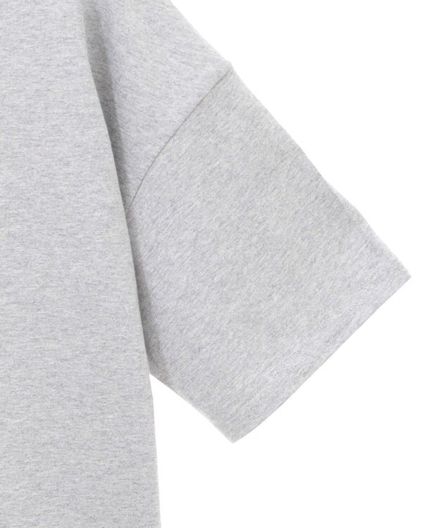 Green Parks シュガーラッシュ　／　クロスステッチ刺繡半袖ＴＥＥ Gray Mixture