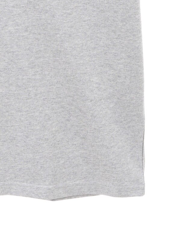 Green Parks シュガーラッシュ　／　クロスステッチ刺繡半袖ＴＥＥ Gray Mixture