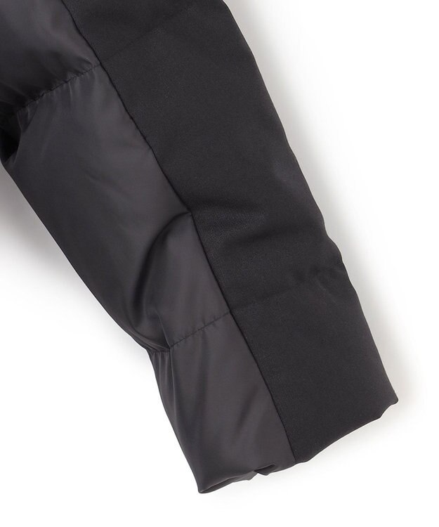 23区 【撥水加工】TWツイル ロングダウンコート ブラック系