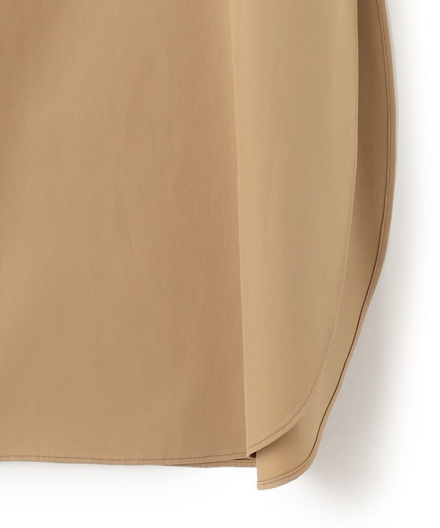 23区 【23区 lab.】ハイカウントコットン シャツ ワンピース キャメル系