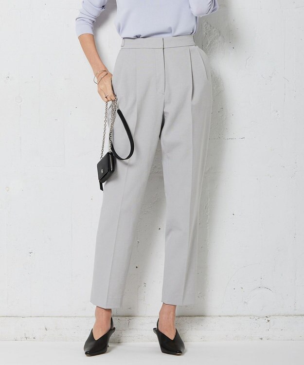 ICB L 【セットアップ対応・洗える】 LooseWeave テーパードパンツ トープ系