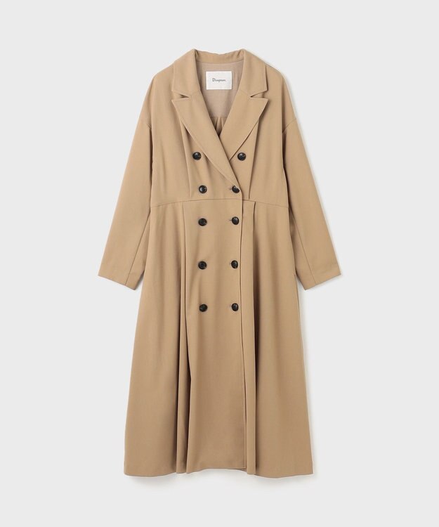 GRACE CONTINENTAL オーバーテーラーコート キャメル