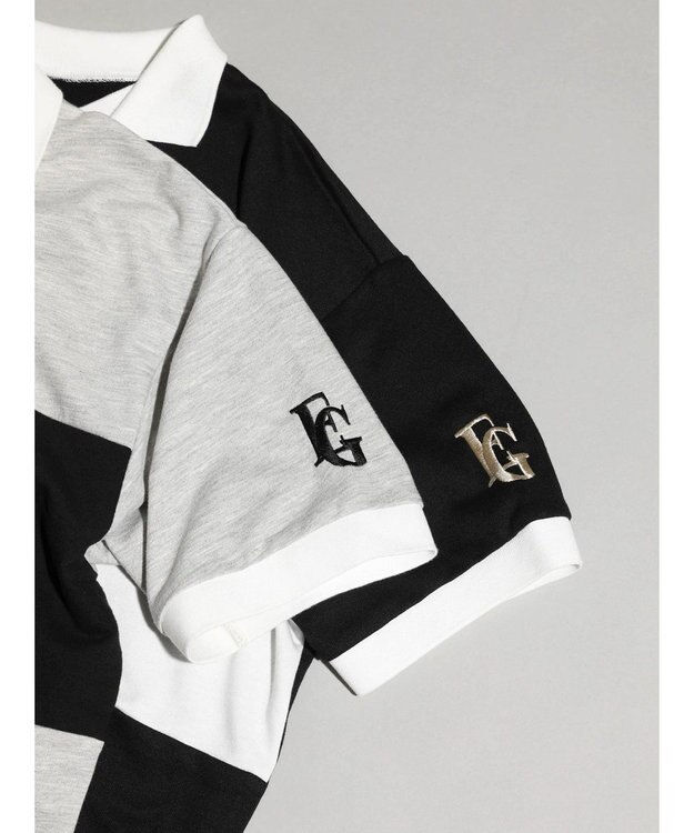 Green Parks ＥＧＯＩＳＴ　ロゴ刺しゅうラガーシャツ Gray