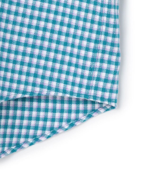 UNFILO MENS 【男女兼用】クリーンチェック ネルシャツ ブルーチェック