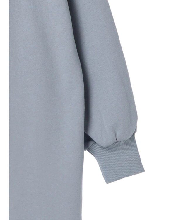 Green Parks Ｂｒｕｓｈｅｄ　裏起毛ワンピース Sax