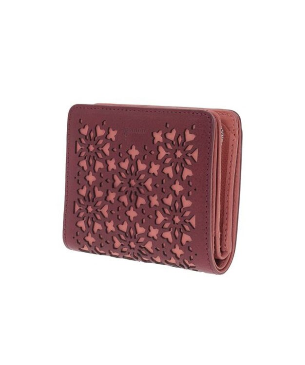 genten カレイド 2つ折り財布 ワイン