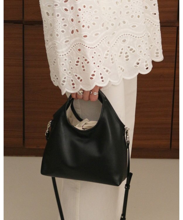 MORROW by thank DREW C ハンドバッグ ブラック