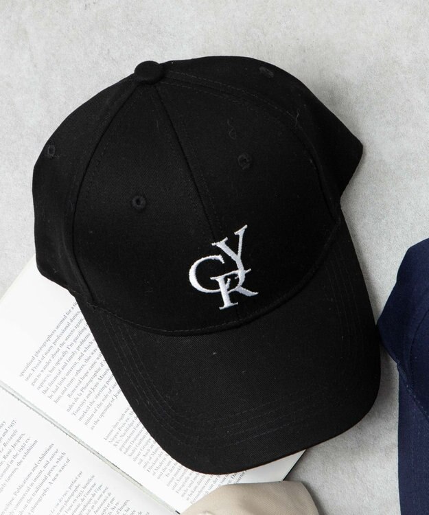 WEGO ロゴ刺繍キャップ ブラック