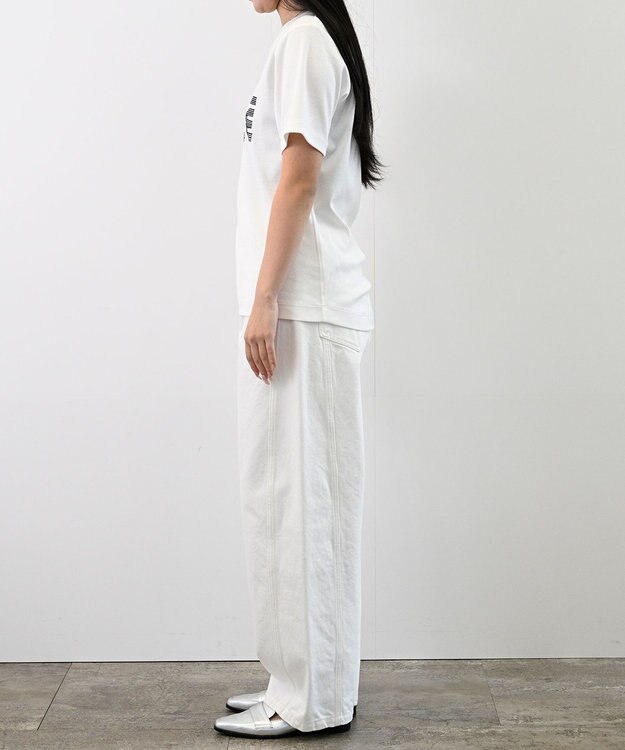 FORFORMO Fraise Print T-shirt-A フライスプリントTシャツ ホワイト