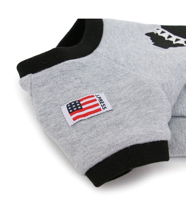 PET PARADISE J.PRESS バックブルロンパース 小型犬 グレー