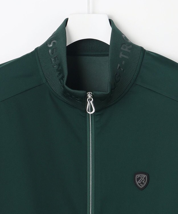 23区GOLF 【MEN】エアリージャージ半袖プルオーバー ダークグリーン系