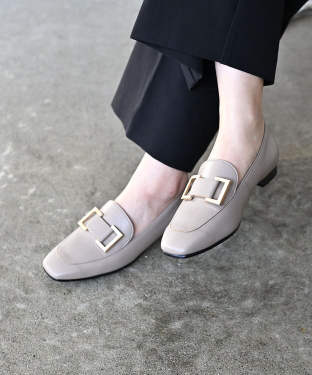 Pointer 日本製 国産牛革ローファー オークグレー