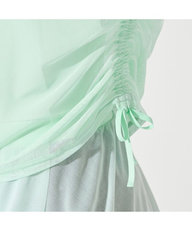 Chacott チュールトップ アイスグリーン