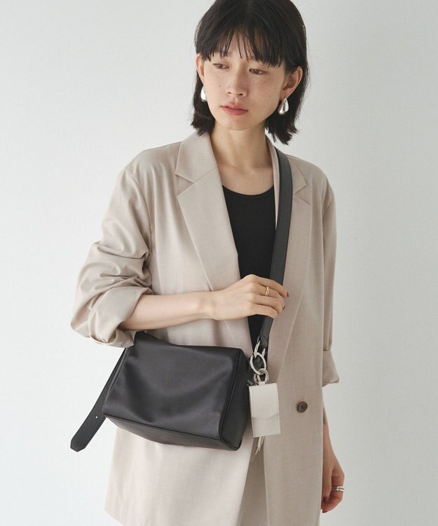 russet 【2025AW新作】リップポーチ付きレザーチャーム(Z-222) Ivory