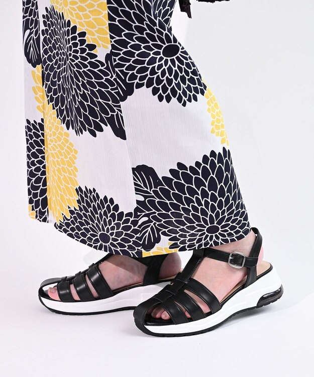 Pointer 日本製 本革グルカスポーツサンダル ブラック