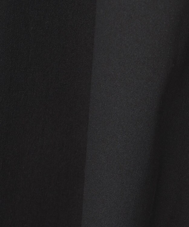 PW CIRCULUS 【MEN】【洗える/ストレッチ】ヘムスピンドル ワイド パンツ ブラック系