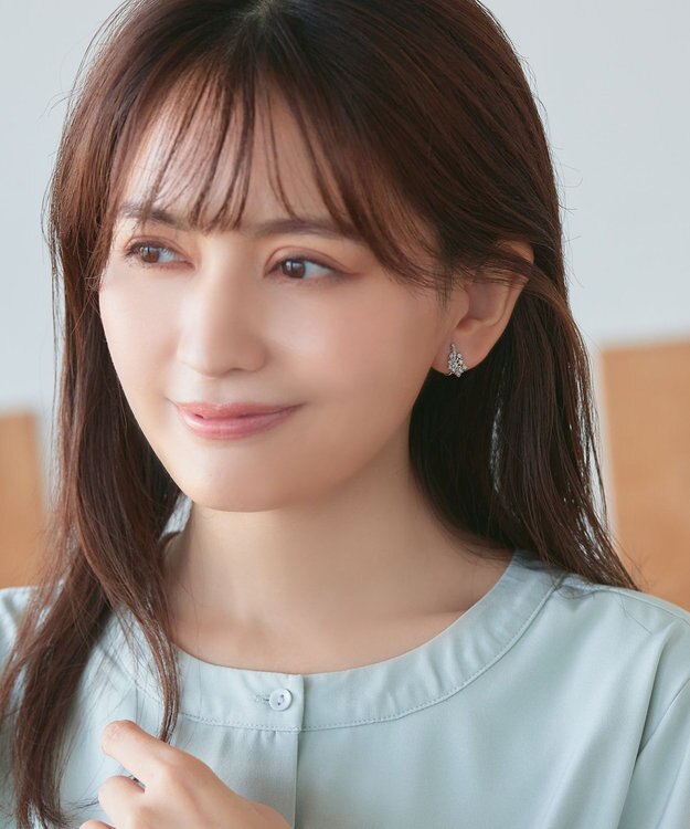 Tiaclasse 【安田美沙子さん着用・金属アレルギー対応】スノーフレークピアス／イヤリング シルバーイヤリング