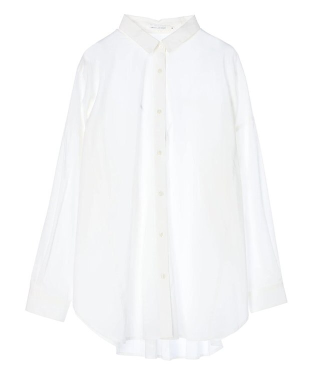 AMERICAN HOLIC 接触冷感バックギャザーシャツ Off White