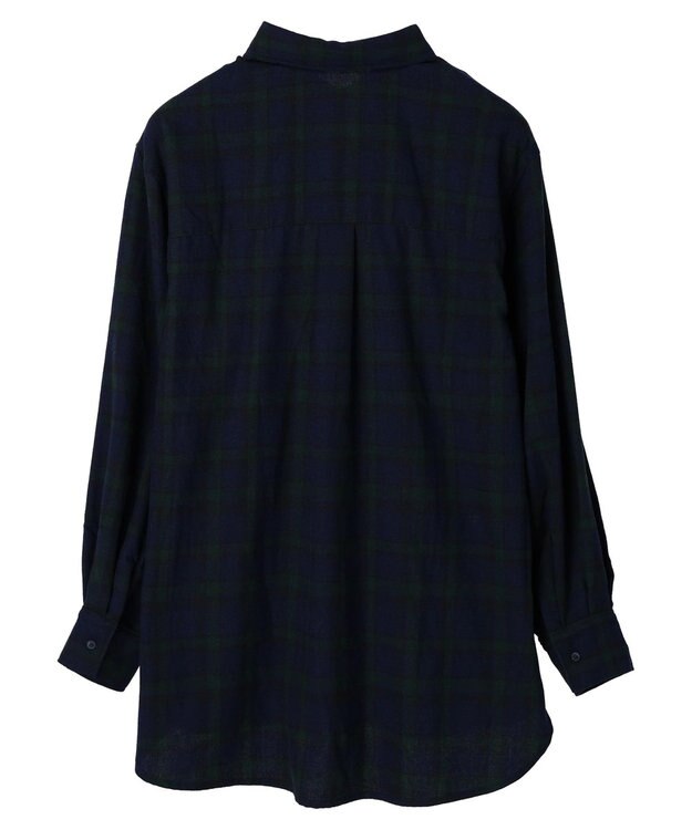 Green Parks ネルチェックシャツ Black Watch Green