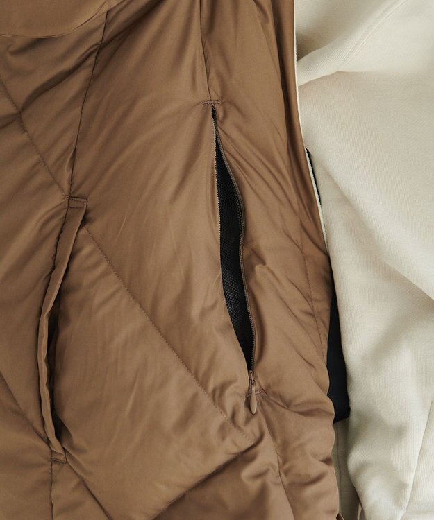 KWD 【簡易ギフト包装・日本製】BABY DOWN CAPE グリーンダウン ベビーダウンケープ ブラウン