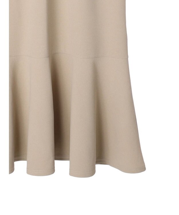 Green Parks カットジョーゼットマーメイドジャンスカ Gray Beige