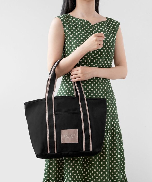TOCCA 【WEB限定＆一部店舗限定】DANZA CANVASTOTE L キャンバストート L ブラック系