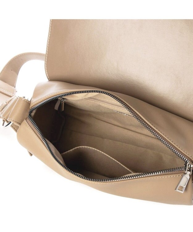 UNBILLION カシュカシュ cachecache / WEB限定フラップベルトショルダーバッグ ベージュ