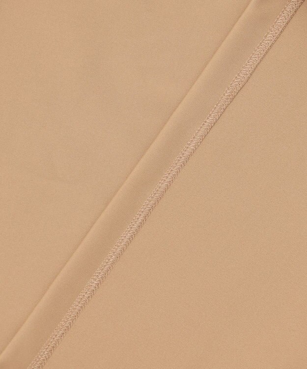 PW CIRCULUS 【MEN】【ストレッチ / UVケア】バックメッシュロゴ モックネック シャツ ベージュ