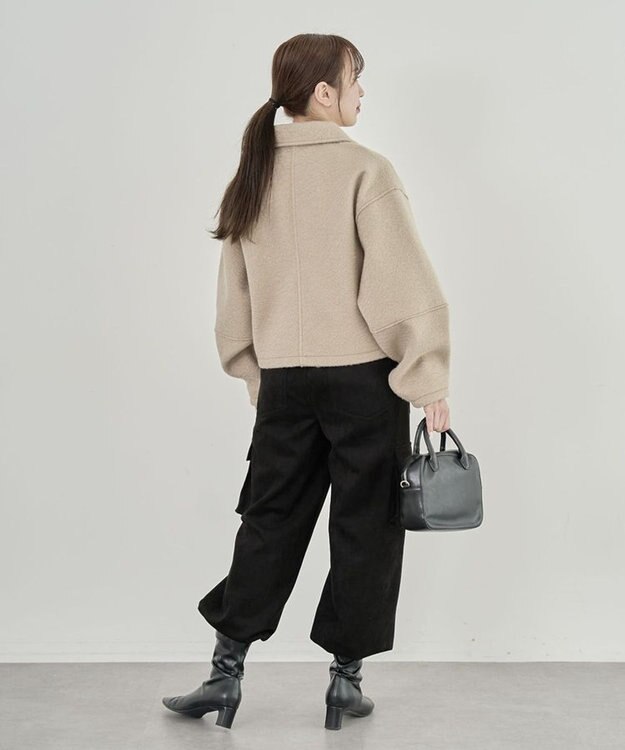 Green Parks ・ＥＬＥＮＣＡＲＥ　ＤＵＥ　ブークレＷ－ＺＩＰブルゾ Beige