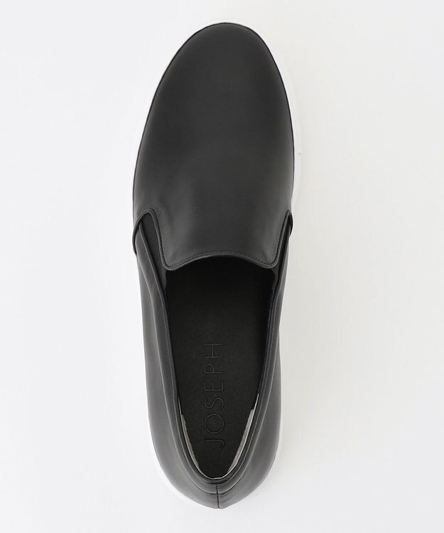 JOSEPH HOMME 【LEON 6月号掲載】スムースレザー スニーカー SLIPON ブラック系