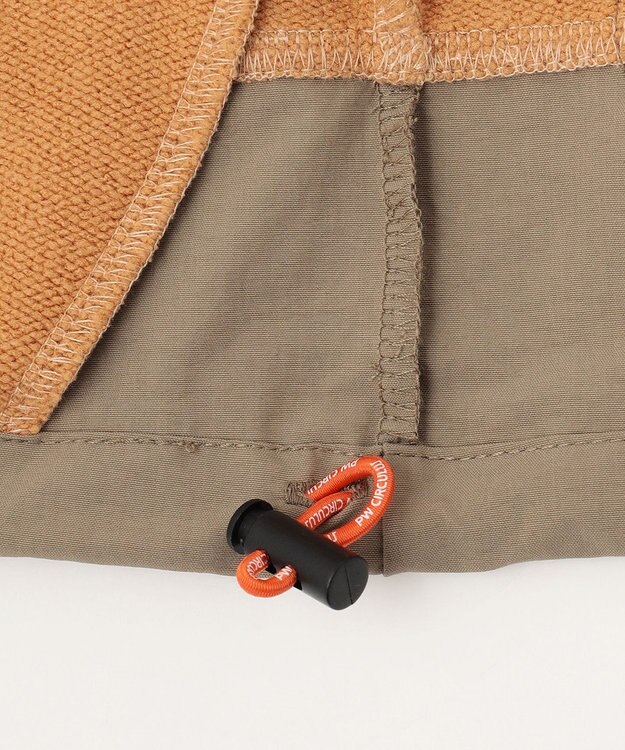 PW CIRCULUS 【WOMEN】裏毛ジップアップフーディー ベージュ系